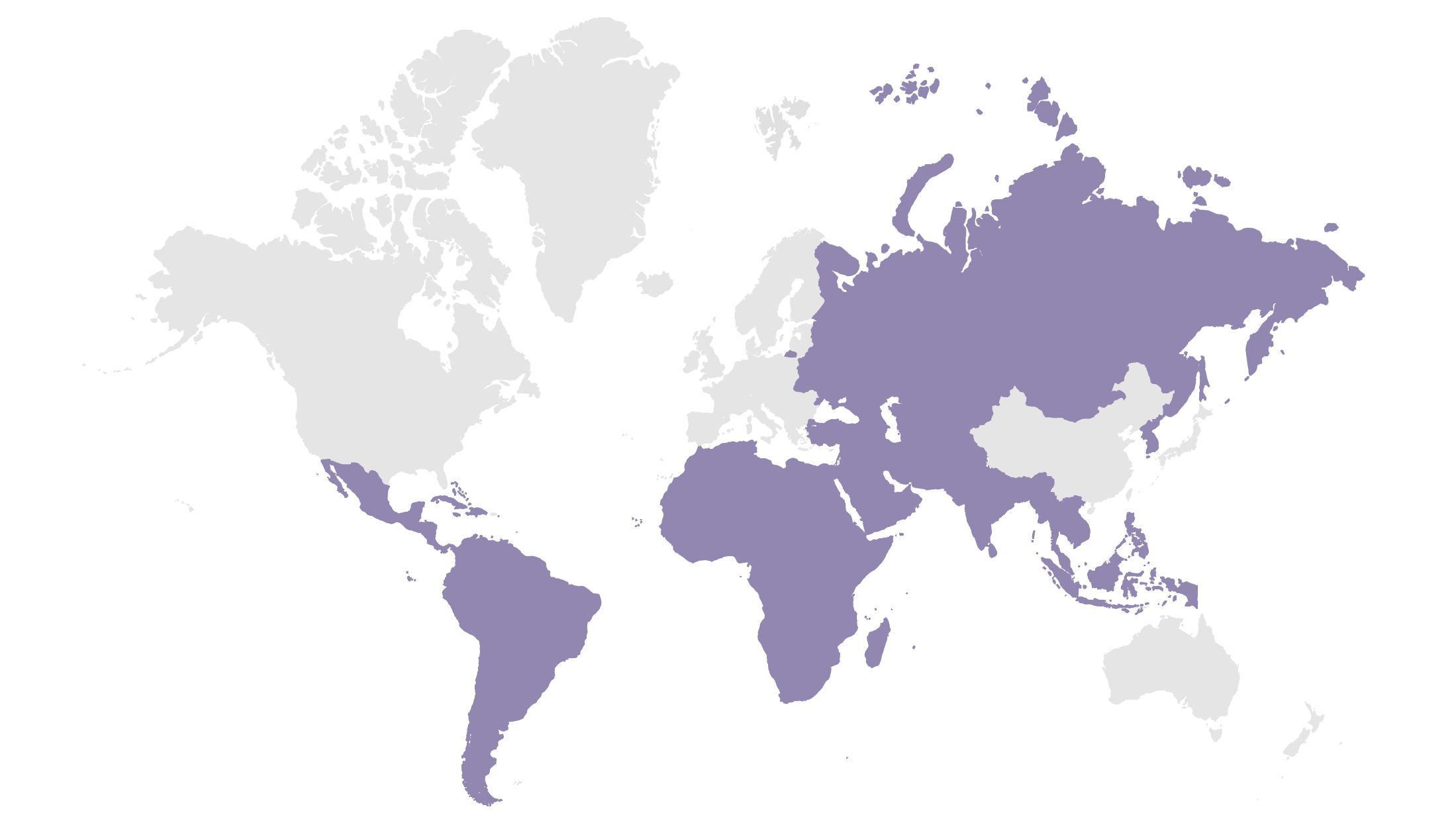 Karttakuva Emerging Markets
